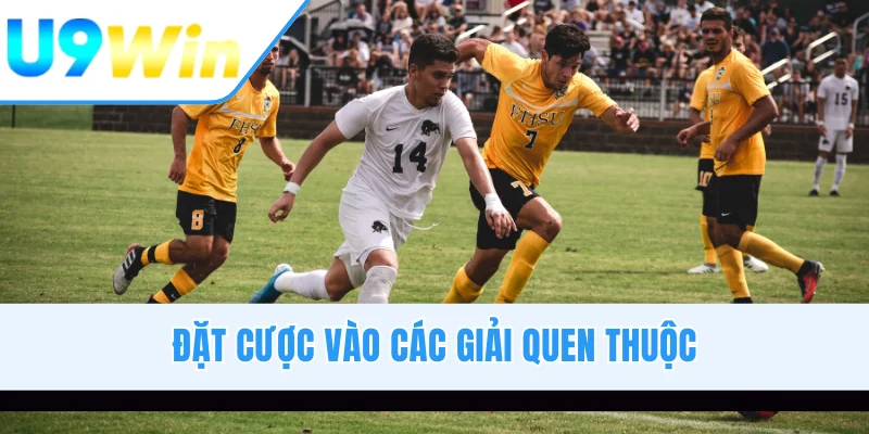 Đặt cược vào các giải quen thuộc